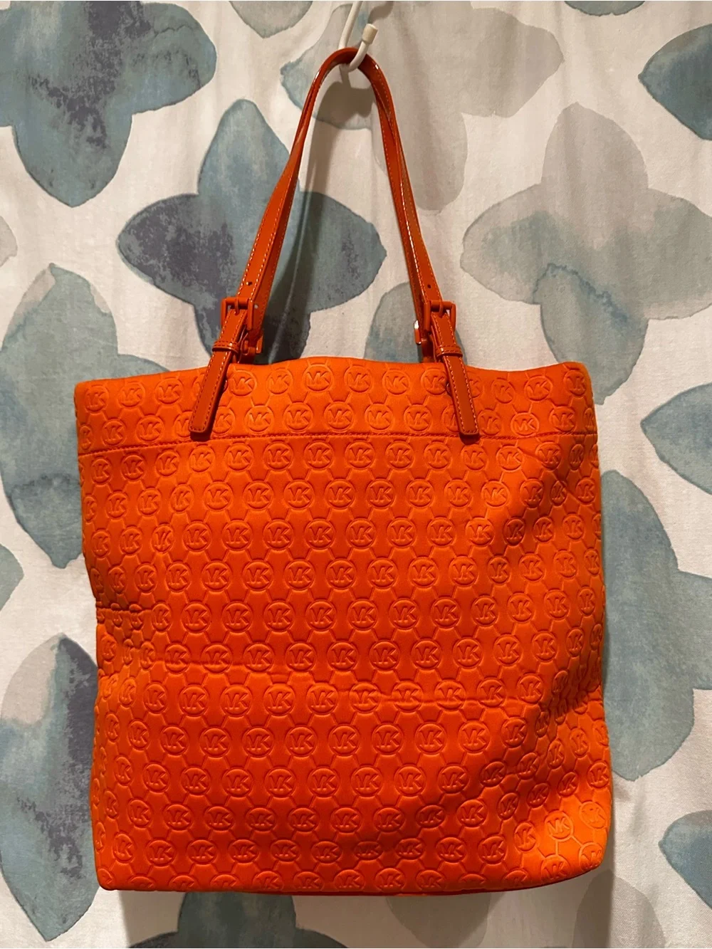 Michael Kors Large Neoprene Embossed Tote Bag NWT
